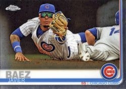 2019 Topps Chrome Base Set Javier Baez #48 card