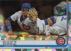 2019 Topps Chrome Sapphire Edition Base Set Javier Baez #310 card
