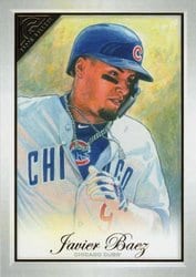 2019 Topps Gallery Base Set Javier Baez #15 card