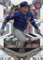 2019 Topps High Tek Base Set Javier Baez #72 card