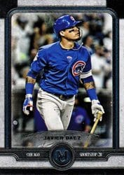 2019 Topps Museum Collection Base Set Javier Baez #21 card
