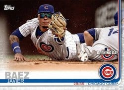 2019 Topps Opening Day Base Set Javier Baez #95 card