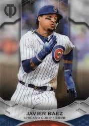 2019 Topps Tribute Base Set Javier Baez #38 card