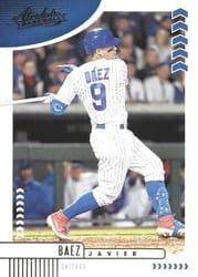 2020 Panini Absolute Base Set Javier Baez #29 card