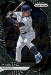 2020 Panini Prizm Base Set Javier Baez #180 card