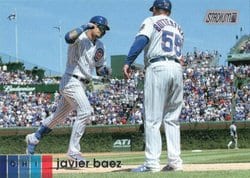 2020 Stadium Club Base Set Javier Baez #100 card
