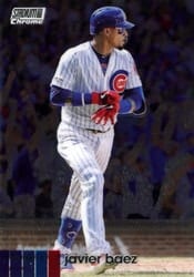 2020 Stadium Club Chrome Base Set Javier Baez #100 card