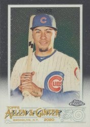 2020 Topps Allen & Ginter Chrome Base Set Javier Baez #77 card