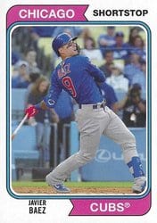 2020 Topps Archives Base Set Javier Baez #162 card