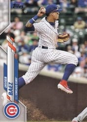 2020 Topps Base Set Javier Baez #300b card