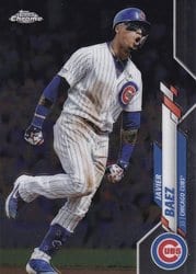 2020 Topps Chrome Base Set Javier Baez #198 card