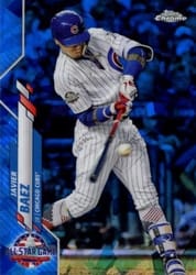 2020 Topps Chrome Update Sapphire Edition Base Set Javier Baez #U-235 card