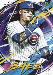 2020 Topps Fire Base Set Javier Baez #20 card