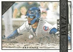 2020 Topps Gallery Base Set Javier Baez #178 card