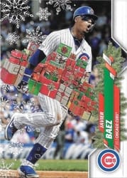2020 Topps Holiday Base Set Javier Baez #HW67c card