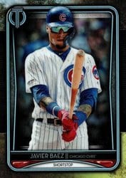 2020 Topps Tribute Base Set Javier Baez #75 card
