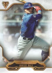 2020 Topps Triple Threads Base Set Javier Baez #20 card