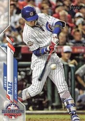 2020 Topps Update Base Set Javier Baez #U-235 card