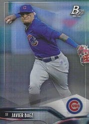 2021 Bowman Platinum Base Set Javier Baez #44 card