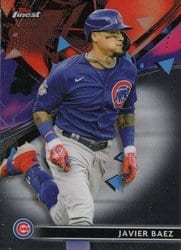 2021 Finest Base Set Javier Baez #75 card