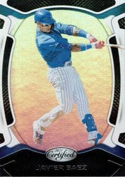 2021 Panini Chronicles Certified Javier Baez #47 card