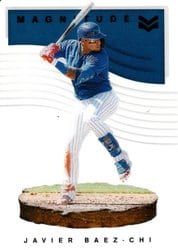 2021 Panini Chronicles Magnitude Javier Baez #5 card