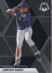 2021 Panini Mosaic Base Set Javier Baez #147 card