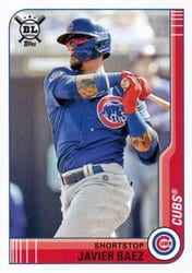 2021 Topps Big League Base Set Javier Baez #71 card