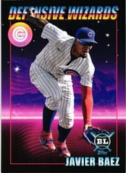 2021 Topps Big League Defensive Wizards Javier Baez #DW-2 card