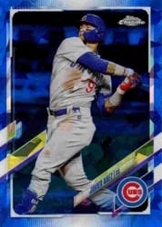 2021 Topps Chrome Sapphire Edition Base Set Javier Baez #322 card