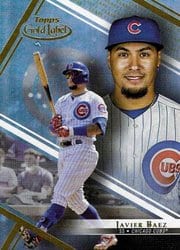 2021 Topps Gold Label Base Set Javier Baez #83 card