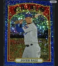 2021 Topps Heritage Javier Baez #51 card