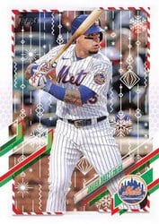 2021 Topps Holiday Base Set Javier Baez #HW73