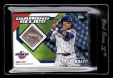 2021 Topps Opening Day Diamond Relics Javier Baez #DR-JB card