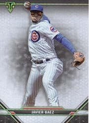 2021 Topps Triple Threads Base Set Javier Baez #24 card