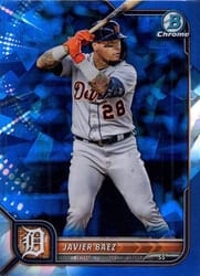 2022 Bowman Chrome Sapphire Edition Base Set Javier Baez #68 card