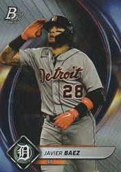2022 Bowman Platinum Base Set Javier Baez #77 card