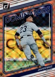 2022 Donruss Dominators Javier Baez #D-3 card