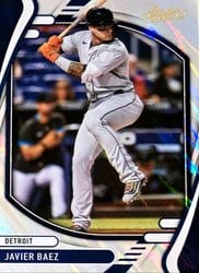 2022 Panini Absolute Base Set Javier Baez #20 card