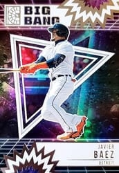 2022 Panini Capstone Big Bang Javier Baez #BB-8 card