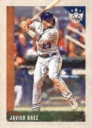 2022 Panini Diamond Kings Base Set Javier Baez #53 card