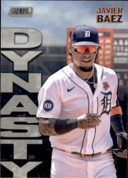 2022 Stadium Club Dynasty and Destiny Javier Baez #4A card