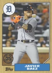 2022 Topps 1987 Topps Baseball (Series 2) Javier Baez #87TB-46 card