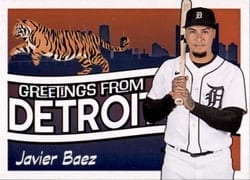 2022 Topps Archives Postcards Javier Baez #PC-9 card