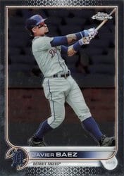 2022 Topps Chrome Base Set Javier Baez #147 card