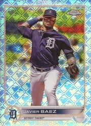 2022 Topps Chrome Logofractor Edition Base Set Javier Baez #31 card