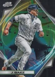 2022 Topps Cosmic Chrome Base Set Javier Baez #82 card