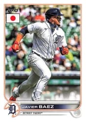 2022 Topps Japan Edition Base Set Javier Baez #213 card
