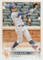 2022 Topps Opening Day Base Set Javier Baez #79 card
