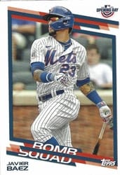 2022 Topps Opening Day Bomb Squad Javier Baez #BS-19 card